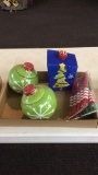 Lot of Christmas cookie jars/ candy plate/ s