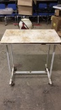 Metal rolling table