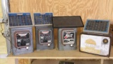 Lot of 4 solar chargers