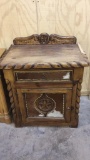 Rustic cabinet with drawer