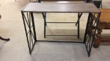 New folding console table