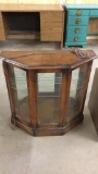 Lighted curio cabinet