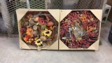 Lot of 2 26” harvest wreaths