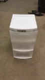 Plastic 3 drawer cabinet