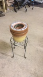 Plant stand and pots