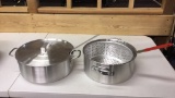 2 frying pots