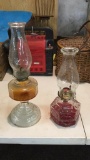 Lot of 2 oil lamps