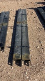 Pair 7’ pallet fork extension