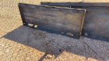 Closed weld quick attach plate