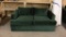 Green loveseat