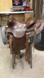 Handmade saddle by Rex Newell Coleman,Tex
