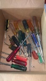 Lot of screwdrivers and nut drivers