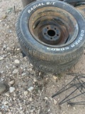 P215/60R15 tire and rim