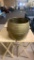 Large brass pot