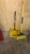 Jobsite broom & dustpan