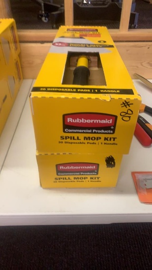 Lot of 2 Rubbermaid spill mop kits