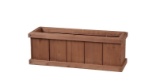 28in x 9in wood planter box