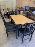 Table w/5 metal chairs