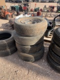 Lot of 4—78-15 wheels & tires