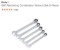 HUSKY 5pc ratcheting combination wrench set