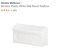 Lot of 2 New Windsor White plastic wall mount