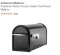 Chadwick medium black post mount mailbox