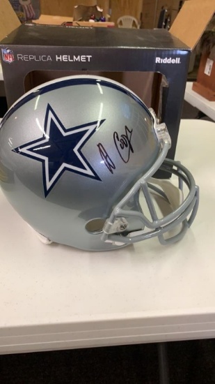 Amari Cooper signed Dallas Cowboy replica helmet