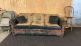 Rustic 3 cushion couch w/ reversible cushions