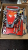 Lot of ratcheting wrenches