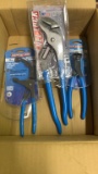 Lot of CHANNEL LOCK tools