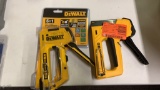 Lot of DEWALT 5-in-1 multi tacker & staple gun