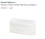 Lot of 2 New Windsor White plastic wall mount