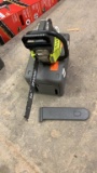 RYOBI 16” 2-cycle chainsaw w/HD case