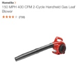 HOMELITE 2-cycle handheld gas leaf blower