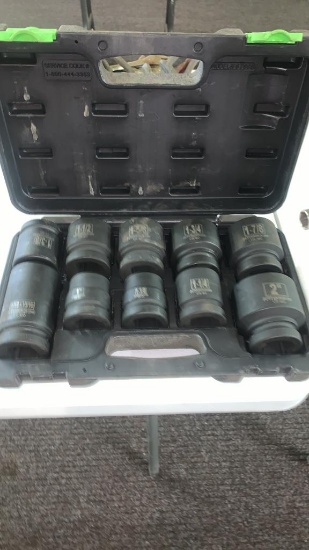 Pittsburgh 1” drive impact socket set