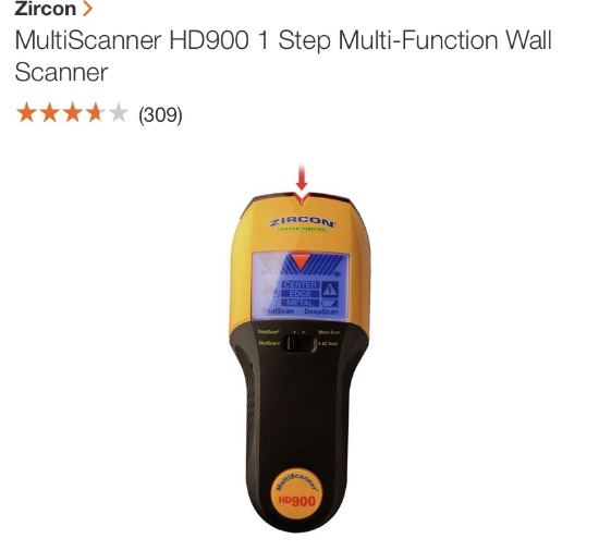 ZIRON MultiScanner HD900 wall scanner