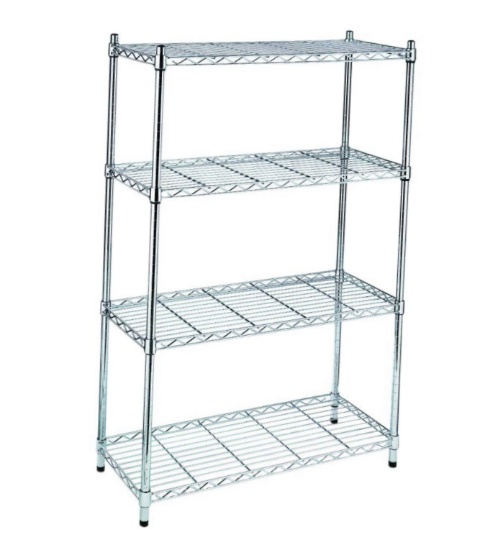 HDX 4 shelf storage unit-chrome