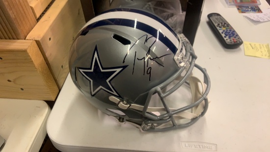 Tony Romo autograph helmet