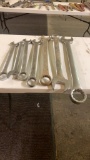Lot of 7 large PROTO combo wrenches