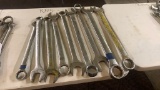 Lot of 9 large PROTO combo wrenches