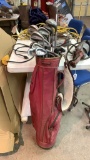 Misc golf clubs & bags