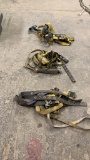 Lot of 3 SALA fall protection harness w/lanyards