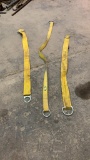 Lot of 3 safety anchor straps