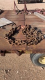 Chain lifting yoke & short 5/8” chain