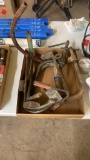 Lot of C-clamps & pipe jigs