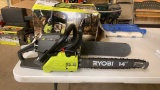 RYOBI 14” 2 cycle chainsaw