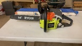 RYOBI 14” 2 cycle gas chainsaw