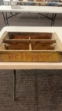 Wooden Dr. Pepper box