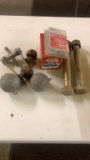 Lot of misc balls,puller,small tools,heat tape &