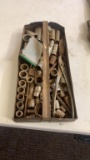 Tray of misc sockets & tools